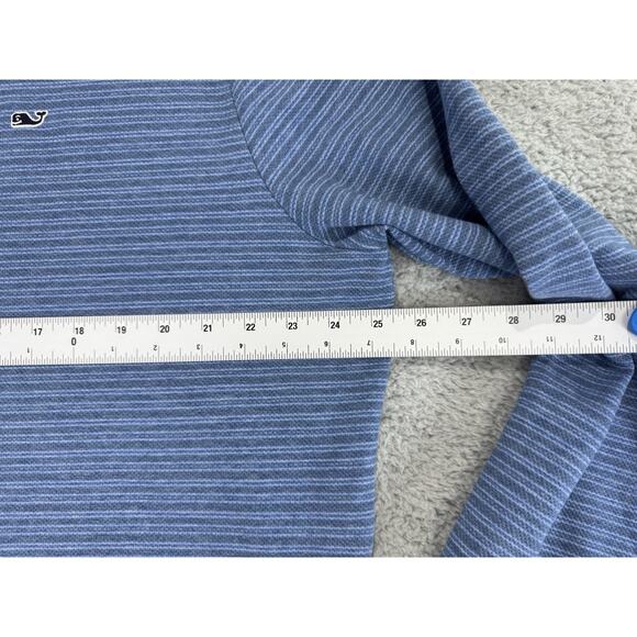 Vineyard Vines Performance Jacket Men's 2XL BLUE 1/4 Zip Pullover Stretch - Picture 8 of 11